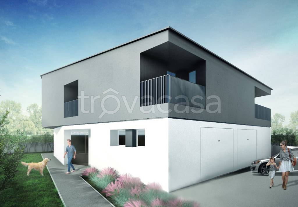 Villa Bifamiliare in vendita a Treviso via Santa Barbara, 5