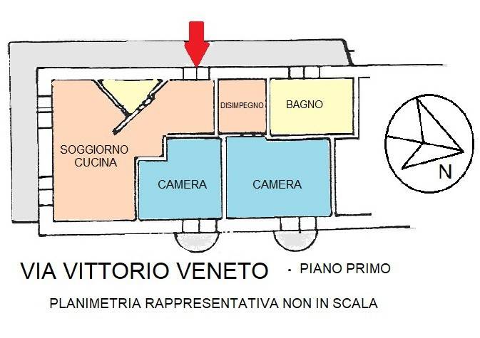 Appartamento in vendita a Riva presso Chieri via Vittorio Veneto