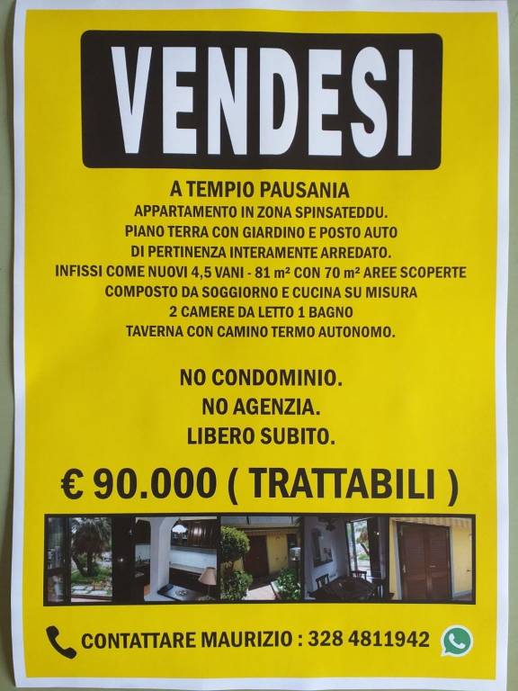 Appartamento in in vendita da privato a Tempio Pausania via Ennio Porrino, 28