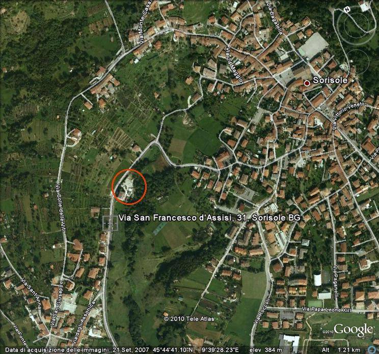 Terreno Residenziale in vendita a Sorisole via San Francesco d'Assisi