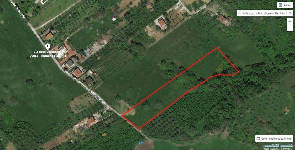 Terreno Agricolo in vendita a Rignano Flaminio via delle Colonnelle, 28
