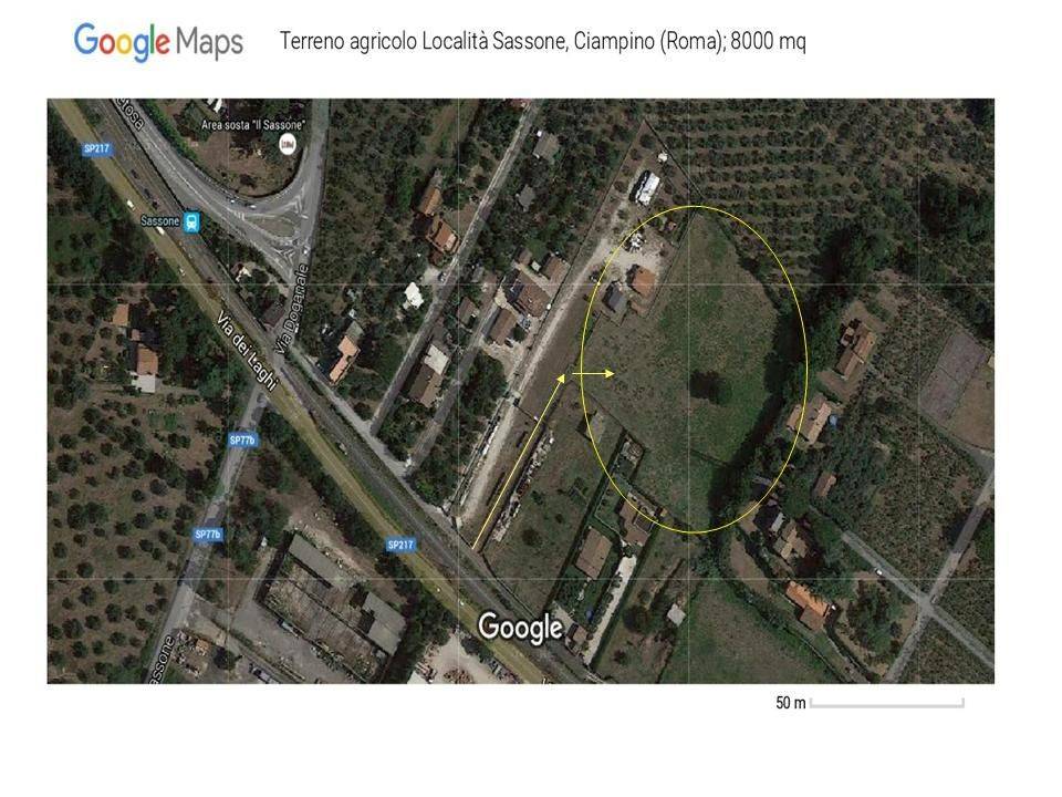 Terreno Agricolo in vendita a Ciampino via dei Laghi, 72