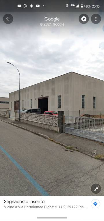 Capannone Industriale in in vendita da privato a Piacenza via Bartolomeo Odoardo Pighetti, 13