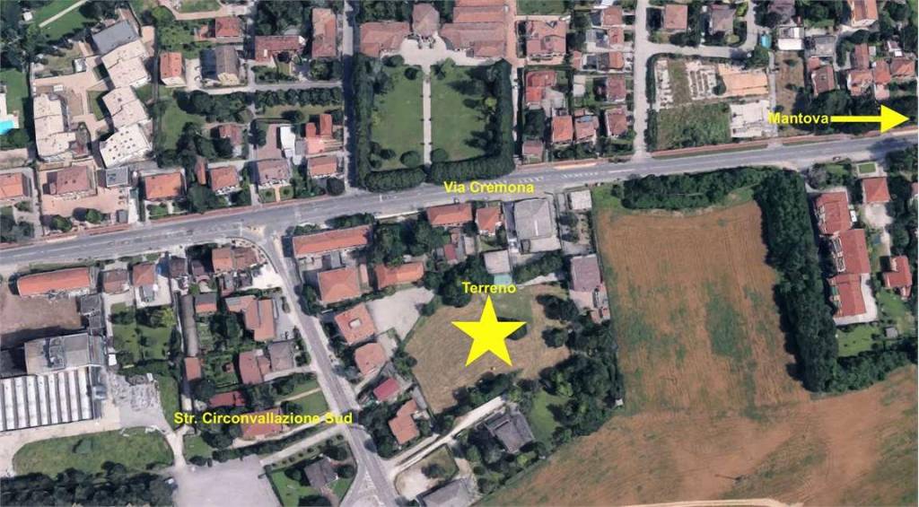 Terreno Residenziale in vendita a Mantova via Cremona, cm