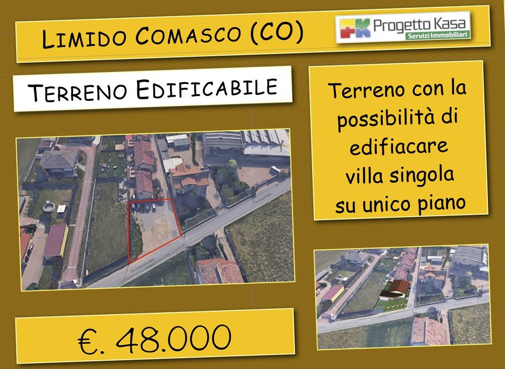 Terreno Residenziale in vendita a Limido Comasco via Armando Diaz, 145