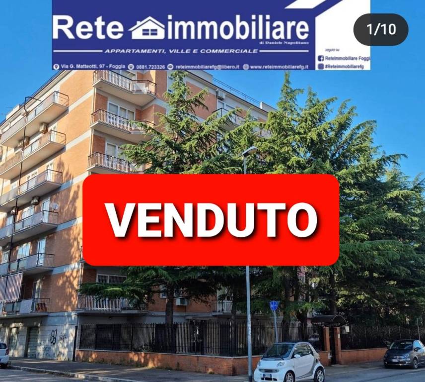 Appartamento in vendita a Foggia piazza Domenico Scaramella, 1