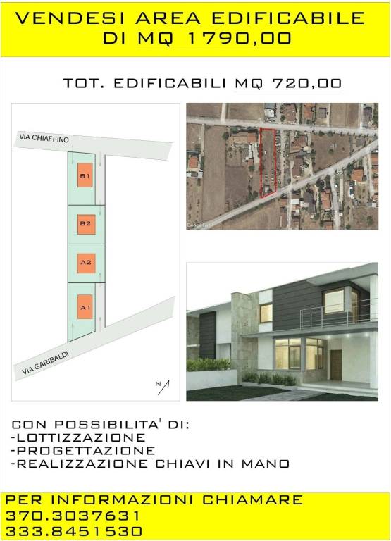 Terreno Residenziale in vendita a Trasacco via Giuseppe Garibaldi