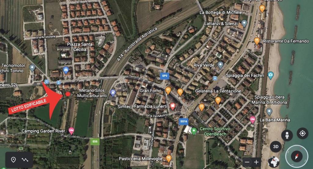 Terreno Residenziale in vendita ad Altidona via Ferdinando Magellano, 27