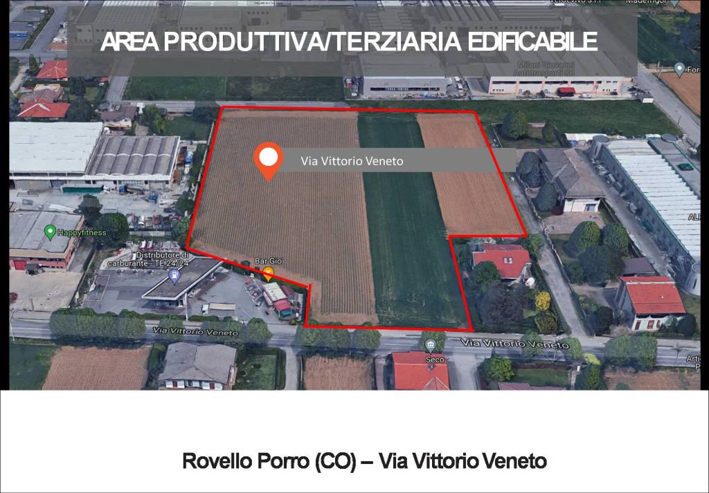 Terreno Residenziale in vendita a Rovello Porro via Vittorio Veneto