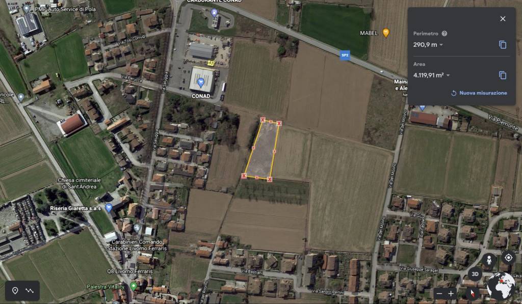 Terreno Residenziale in vendita a Livorno Ferraris via del Ritorno