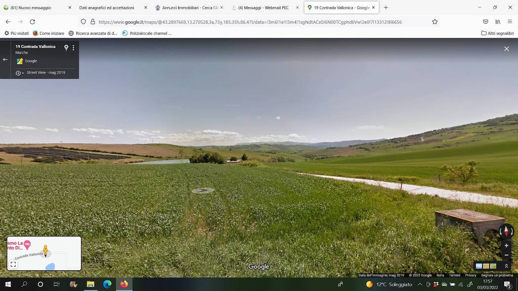 Terreno Agricolo in vendita a Treia contrada Vallonica
