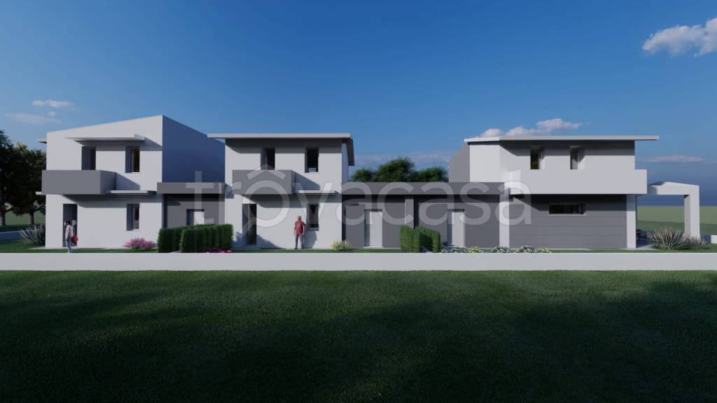 Villa Bifamiliare in vendita a Montichiari via San Bernardino
