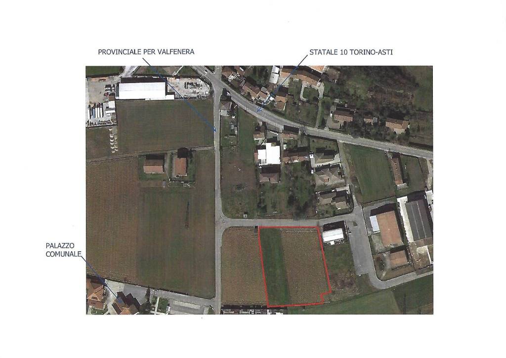 Terreno Residenziale in vendita a Dusino San Michele via Valfenera