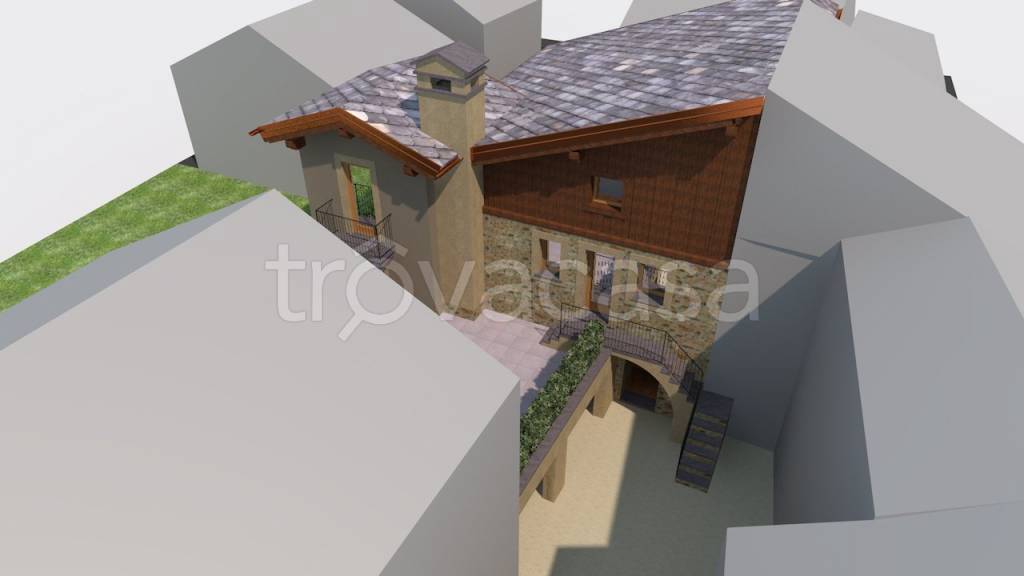Villa Bifamiliare in vendita ad Ayas chemin de la Favergia, 3