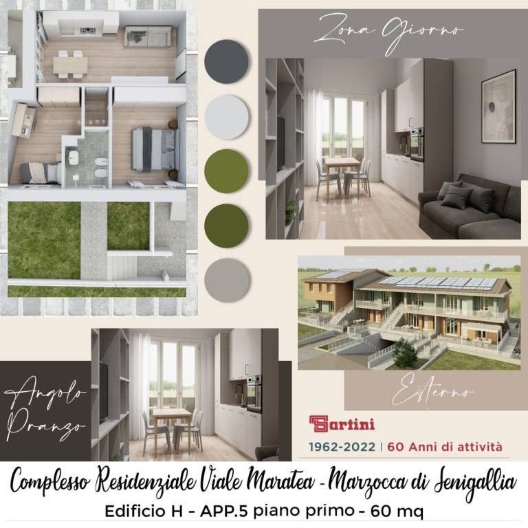 Appartamento in vendita a Senigallia viale Maratea, 51C