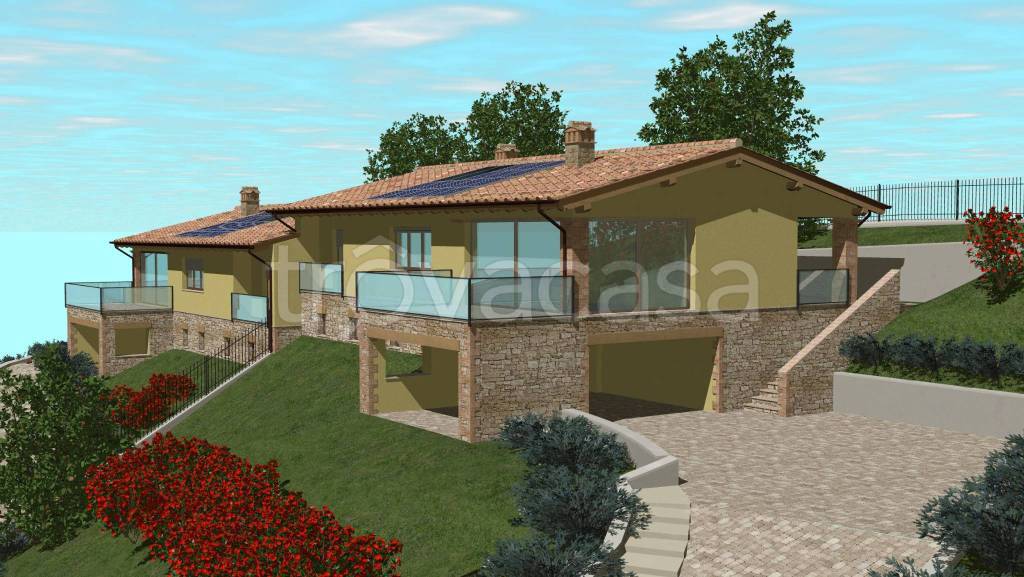 Villa Bifamiliare in vendita a Corciano via del Lago