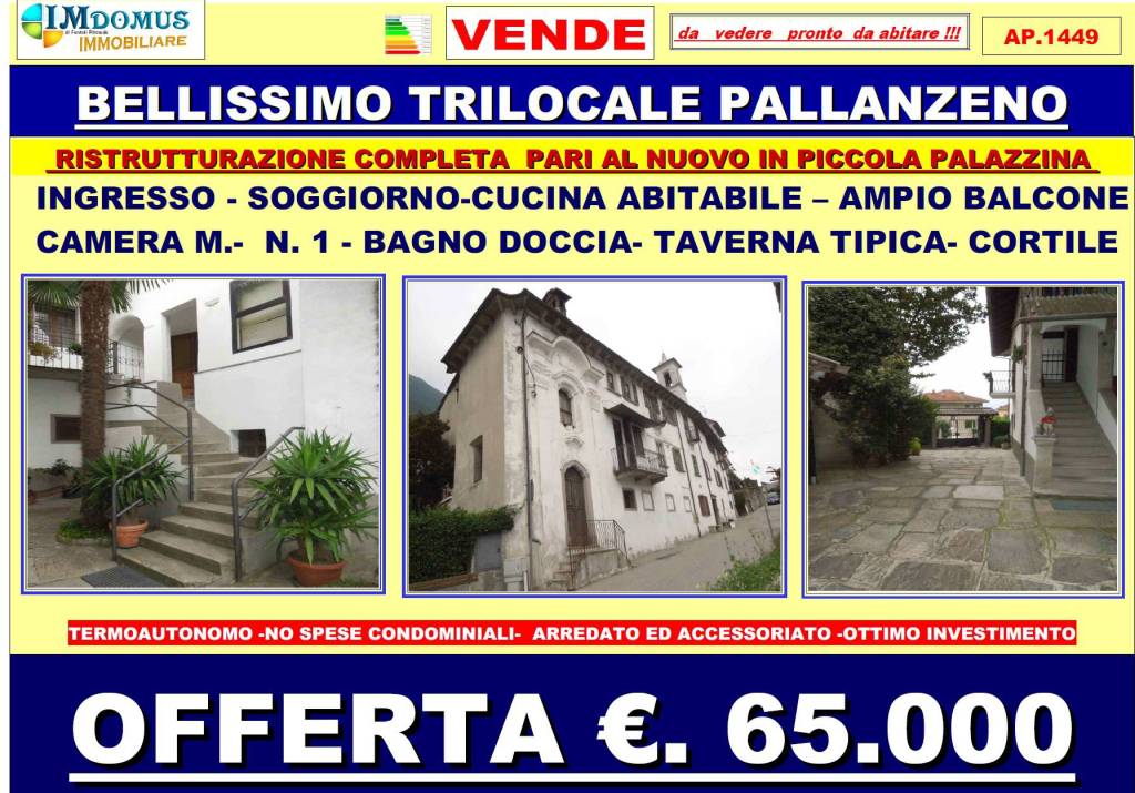 Appartamento in vendita a Pallanzeno via Casella, 32