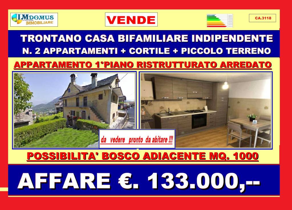 Casa Indipendente in vendita a Trontano via Cocco, 10
