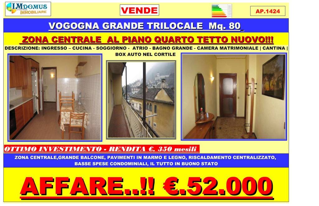 Appartamento in vendita a Vogogna via Nazionale, 127