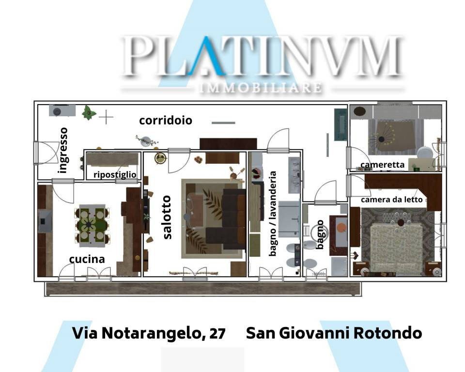 Appartamento in vendita a San Giovanni Rotondo via Matteo Notarangelo, 27