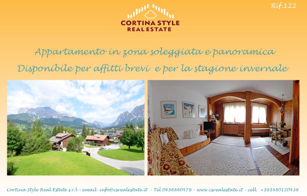 Appartamento in affitto a Cortina d'Ampezzo via Crepedel