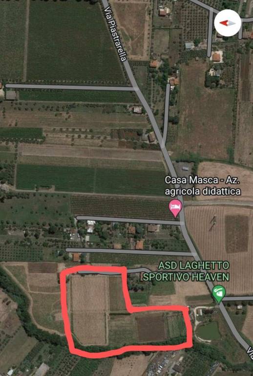 Terreno Agricolo in vendita a Lanuvio via Piastrarella, 34