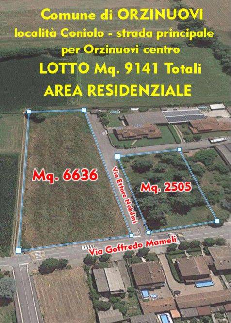 Terreno Residenziale in vendita a Orzinuovi via Goffredo Mameli, 15