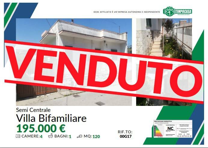 Villa Bifamiliare in vendita a Bari via modugno vico XVIII