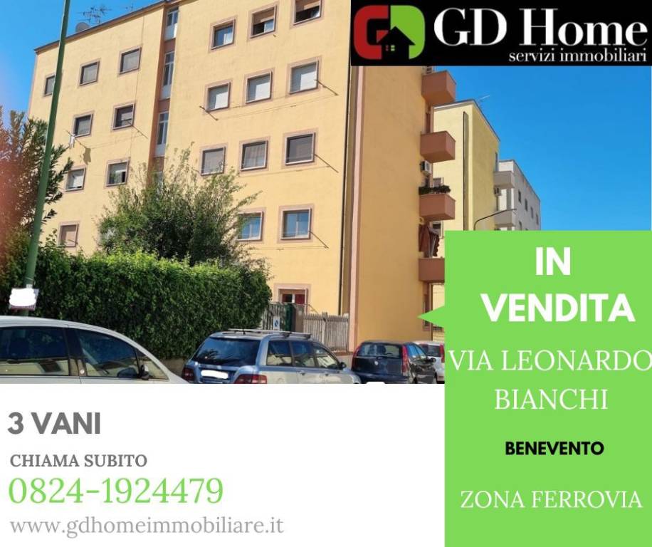 Appartamento in vendita a Benevento via Leonardo Bianchi