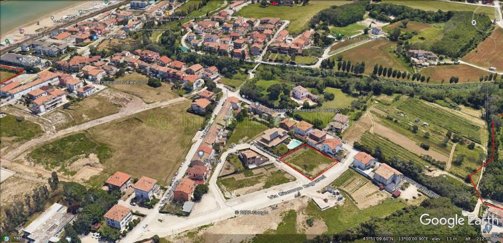 Terreno Residenziale in vendita a Fano via Dirindella, 26