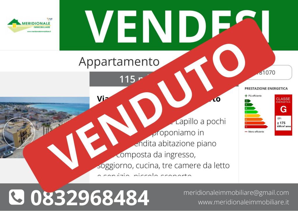 Appartamento in vendita a Porto Cesareo via Giovanni Pontano, 43