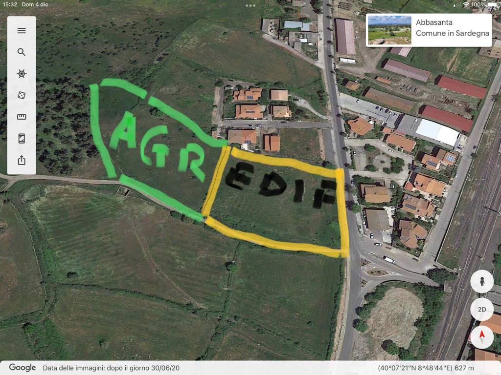 Terreno Residenziale in vendita ad Abbasanta via Oristano, 4
