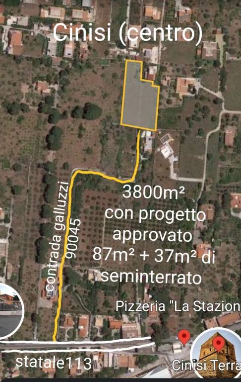 Terreno Residenziale in vendita a Cinisi contrada Galluzzi