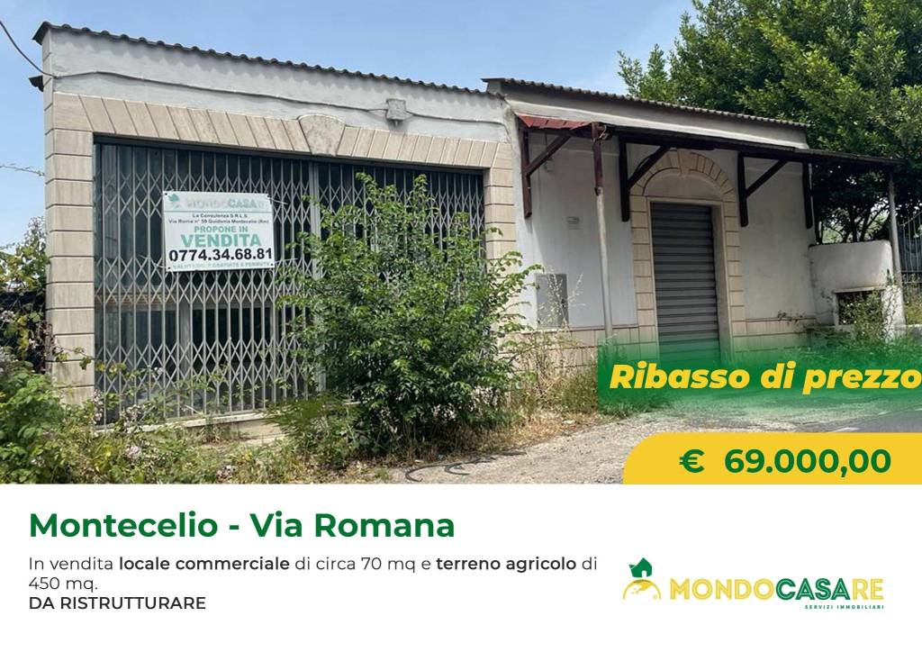 Negozio in vendita a Guidonia Montecelio strada Provinciale Montecelio