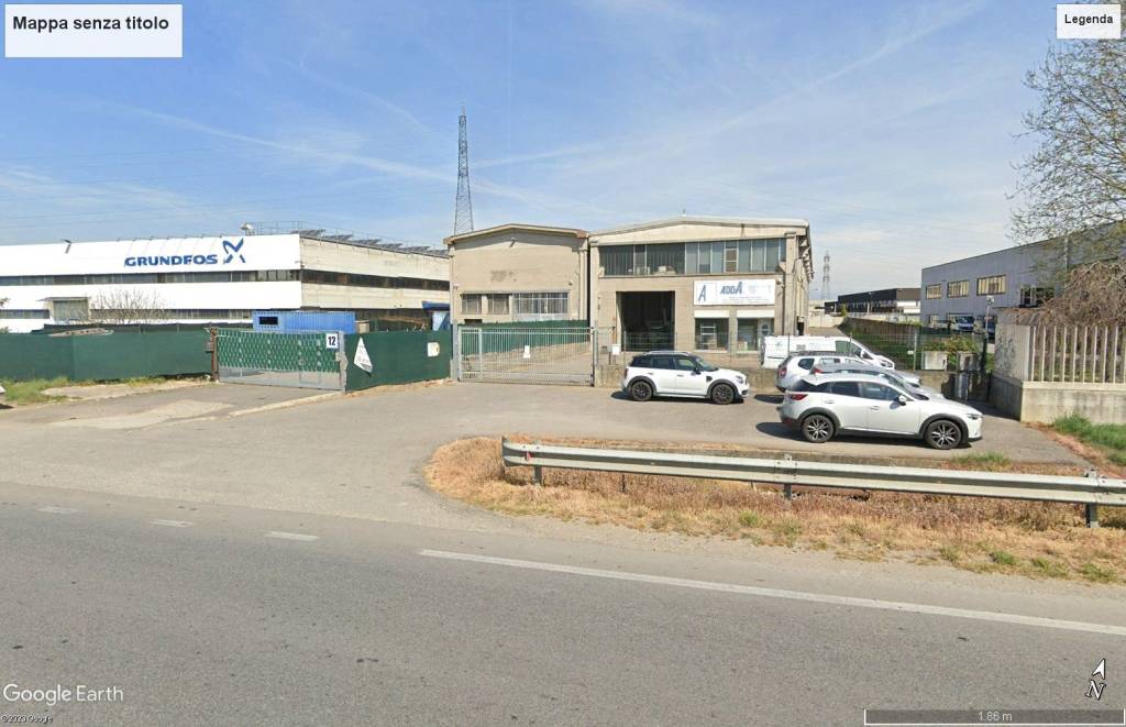 Capannone Industriale in vendita a Truccazzano strada Provinciale Rivoltana, 14
