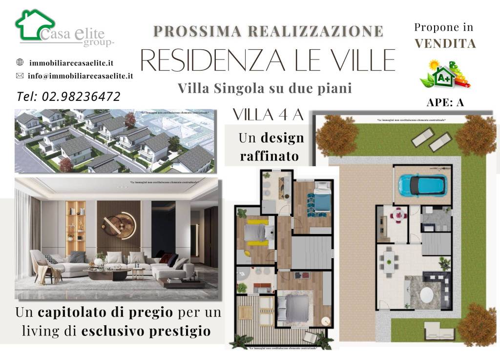 Villa in vendita a Cerro al Lambro via Eugenio Montale