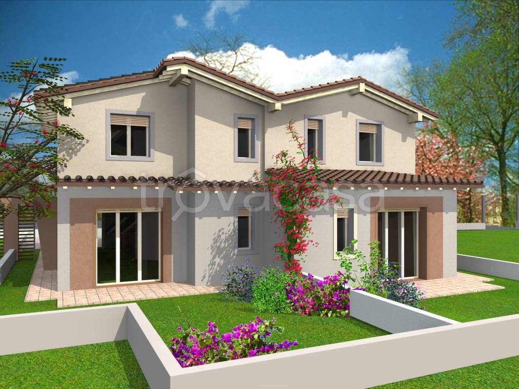 Villa Bifamiliare in vendita a Tavazzano con Villavesco via Attilio Orecchia