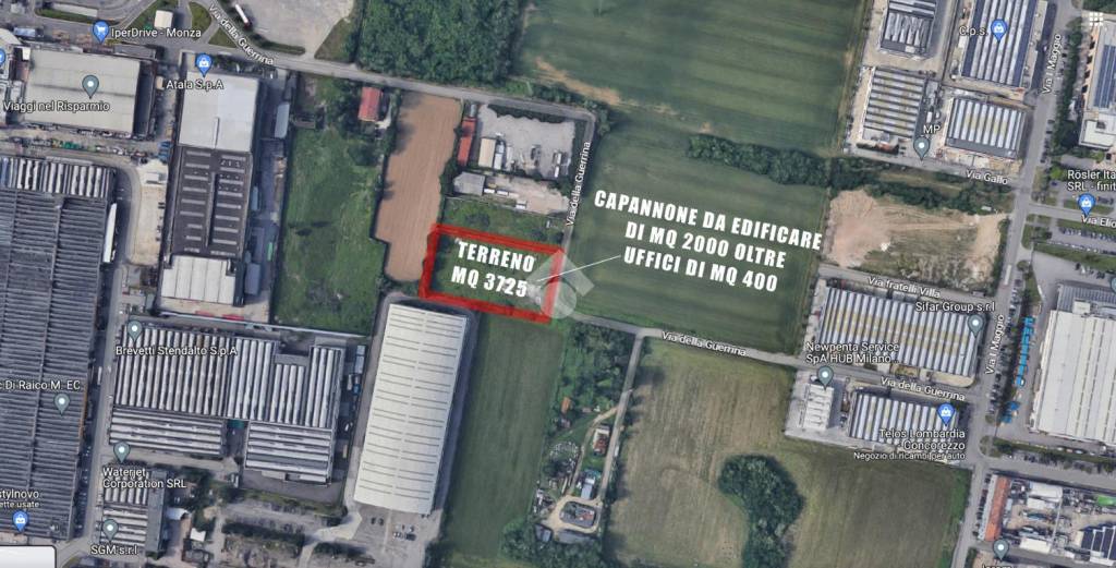 Capannone Industriale in vendita a Monza via Della Guerrina