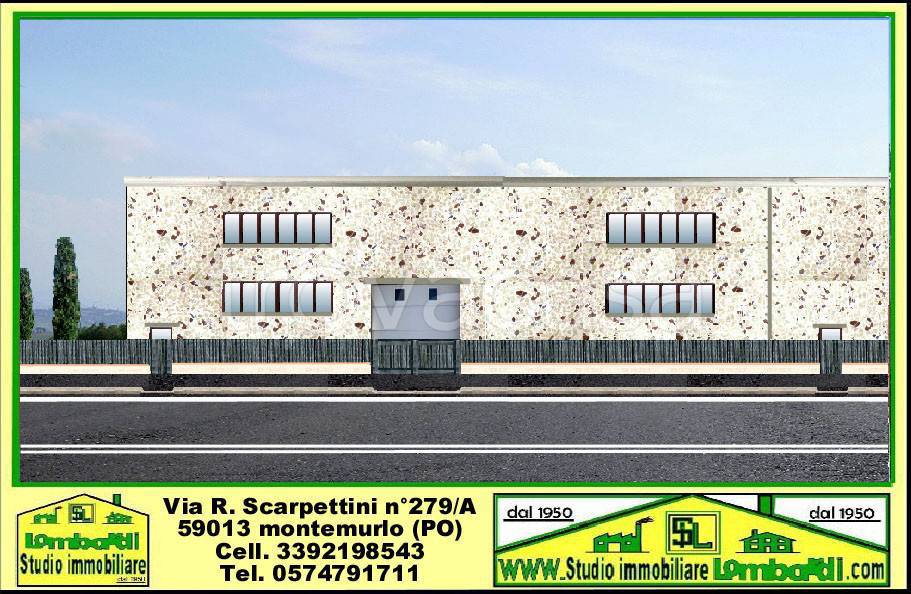 Capannone Industriale in vendita a Montemurlo via Parugiano di Sotto