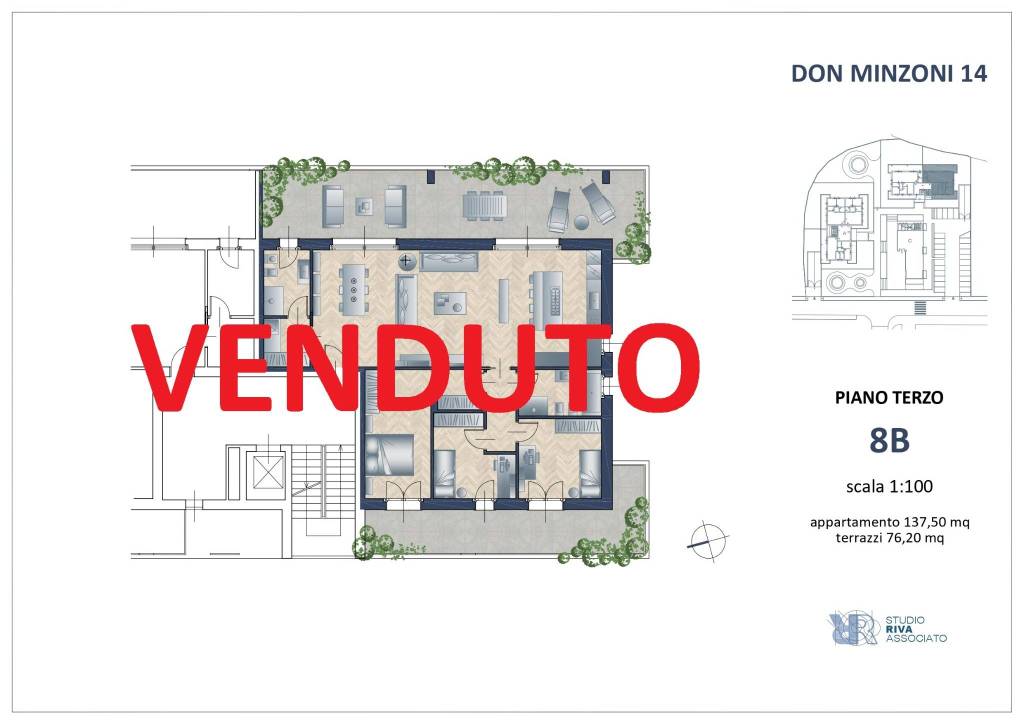 Appartamento in vendita a Concorezzo via Don Giovanni Minzoni, 14
