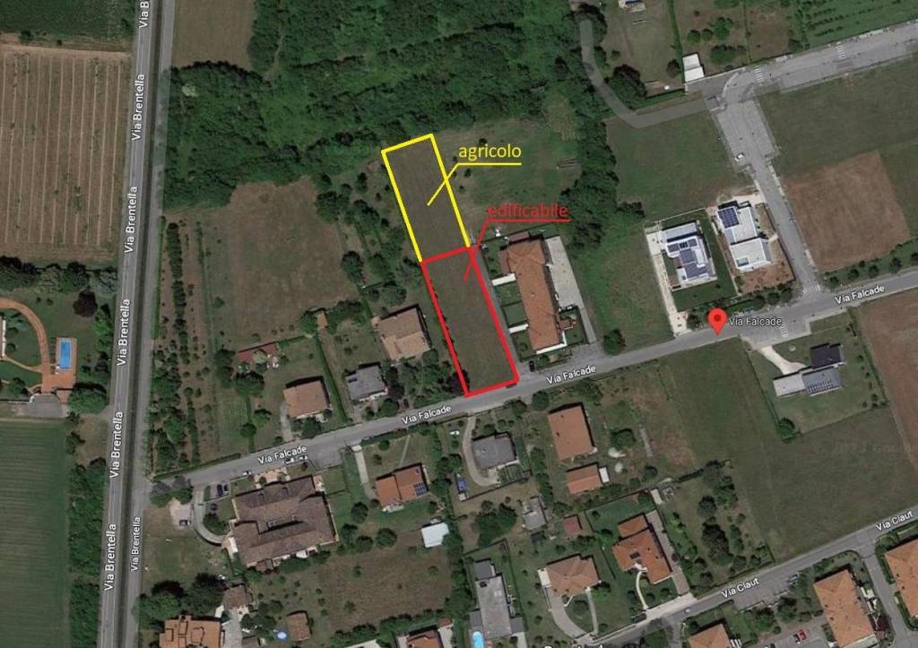 Terreno Residenziale in vendita a Pordenone via Falcade