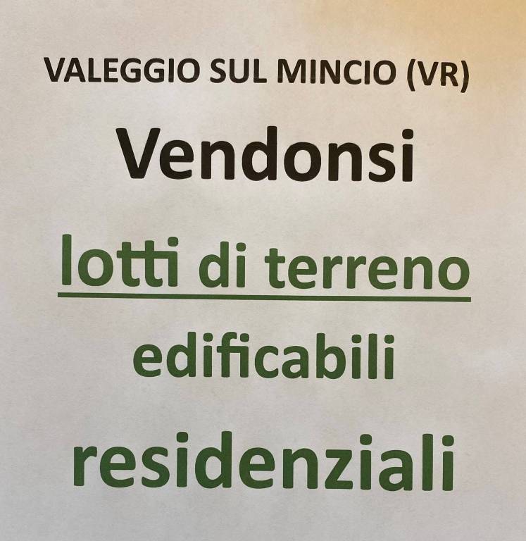 Terreno Residenziale in vendita a Valeggio sul Mincio via dei Partigiani, 5/a