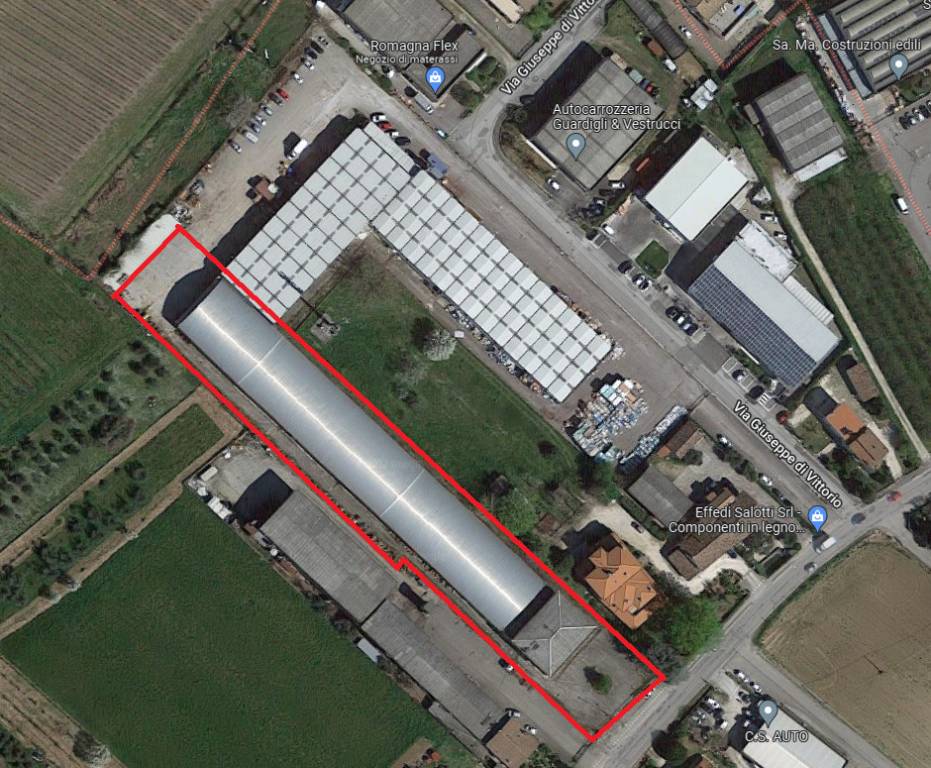Capannone Industriale in in vendita da privato a Castrocaro Terme e Terra del Sole via Sacco e Vanzetti, 35