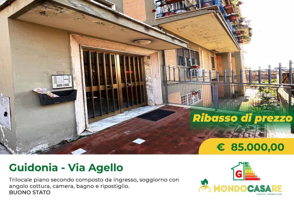 Appartamento in vendita a Guidonia Montecelio via Francesco Agello, 11