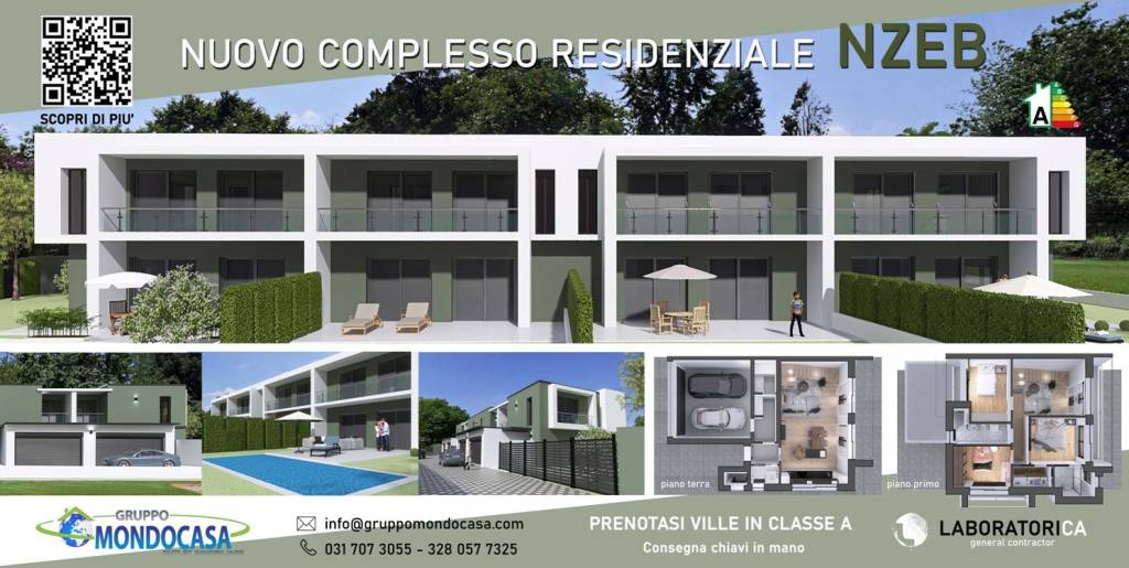 Villa a Schiera in vendita a Mariano Comense via per Novedrate, 94A