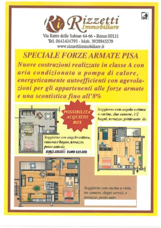Appartamento in vendita a Pisa via di Viaccia
