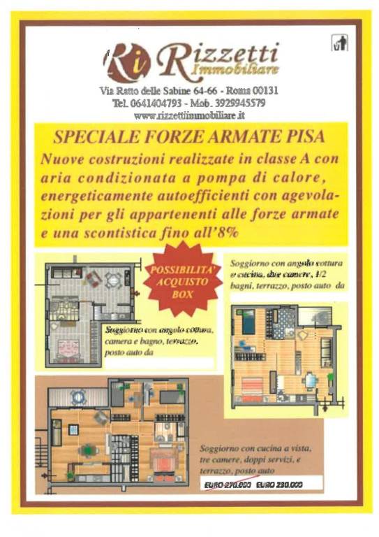 Appartamento in vendita a Pisa via di Viaccia