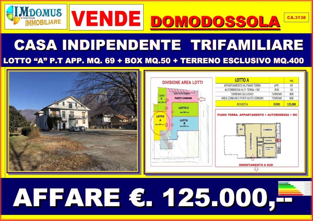 Casa Indipendente in vendita a Domodossola regione Boschetto