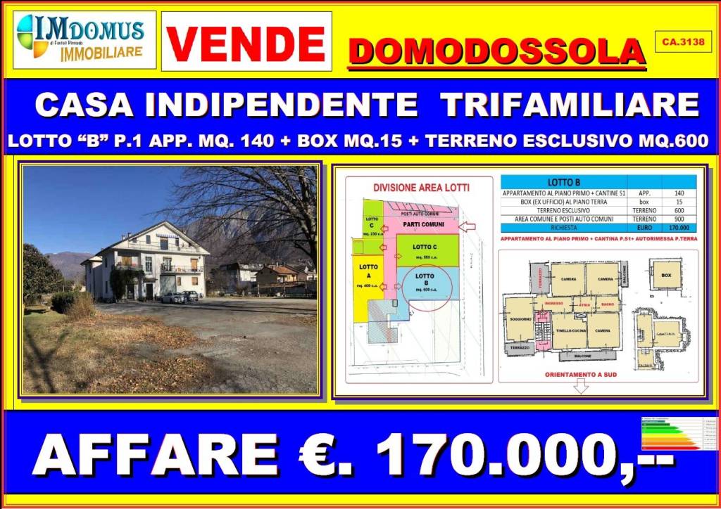 Casa Indipendente in vendita a Domodossola regione Boschetto