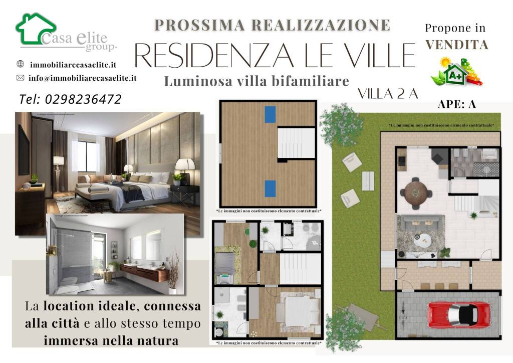 Villa Bifamiliare in vendita a Cerro al Lambro via Eugenio Montale